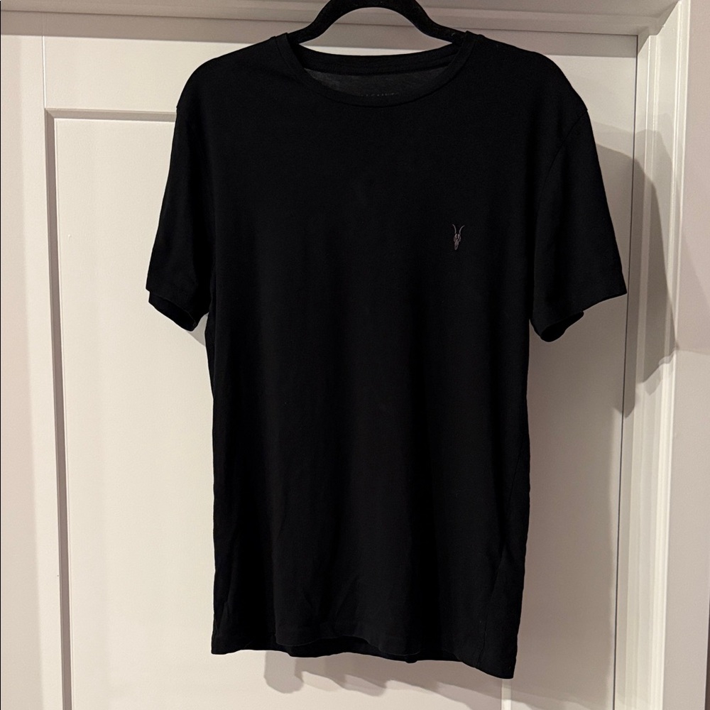 All saints Black Men's T-Shirt - Size M